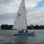 Nick taking a young family out for a taster sail, they really enjoyed it